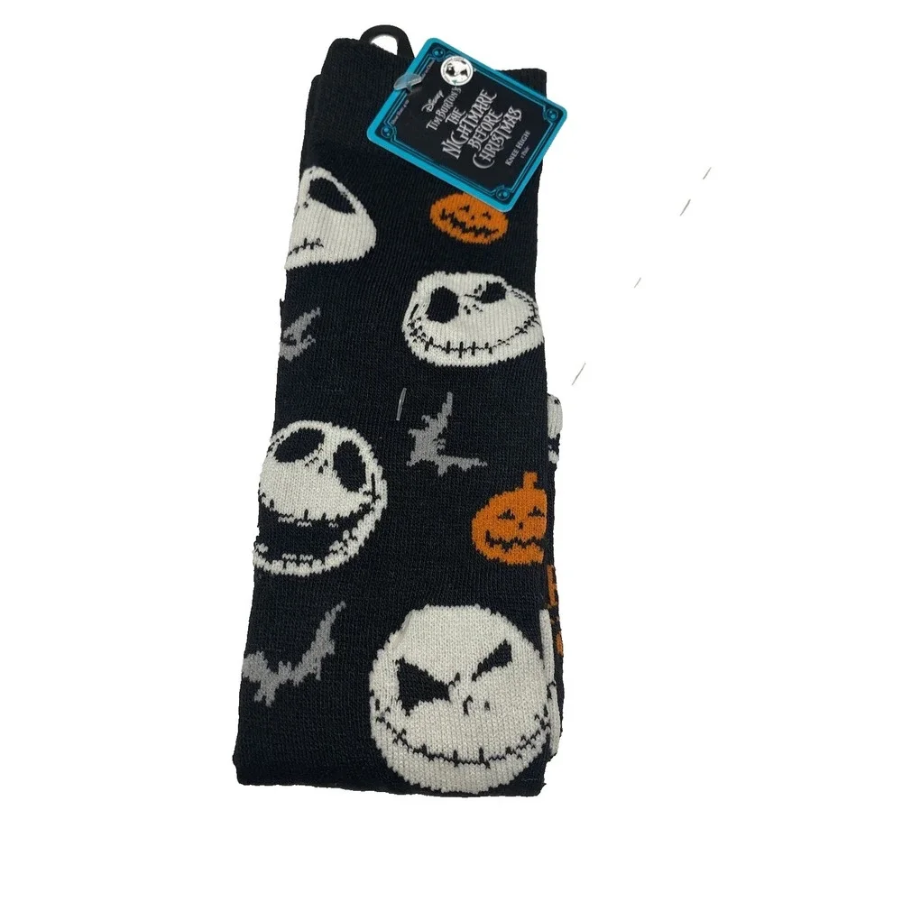 disney nightmare before christmas womens knee high socks‎ size 4-10 one pair